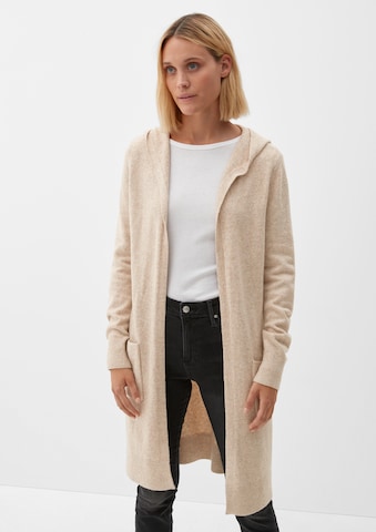 Cardigan s.Oliver en beige : devant