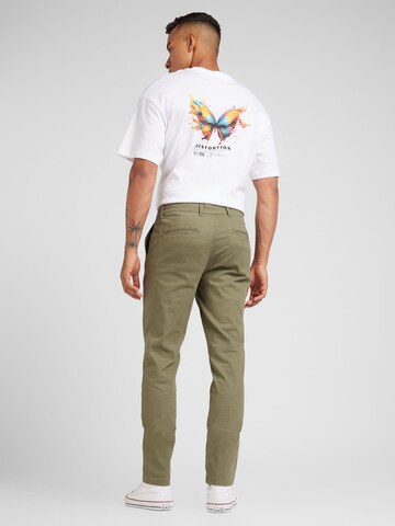 JACK & JONES Slimfit Chinosy 'JJIMARCO JJDAVE' w kolorze zielony