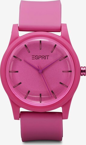 ESPRIT Analoog horloge in Roze: voorkant