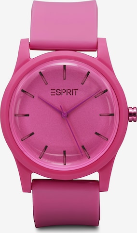ESPRIT Analoog horloge in Roze: voorkant