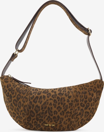 Nat&NinTorba preko ramena 'LUCE' - smeđa boja: prednji dio