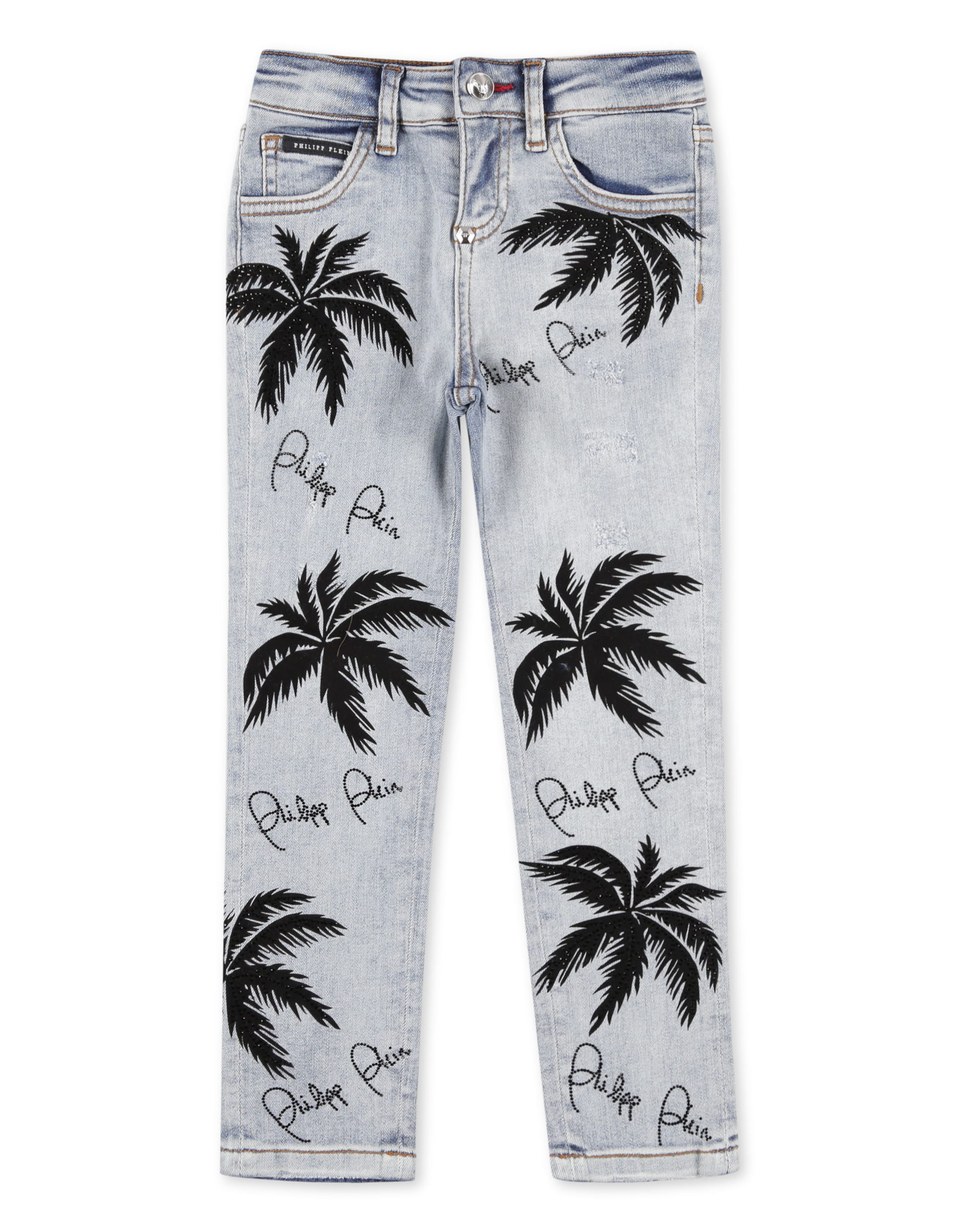 Jeans di Philipp Plein in blu: frontale