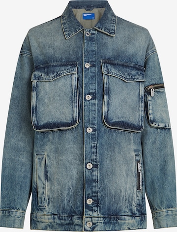 mėlyna KARL LAGERFELD JEANS Demisezoninė striukė: priekis