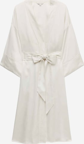 Marks & Spencer Ochtendjas in Wit: voorkant