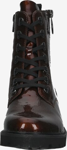 REMONTE Lace-Up Ankle Boots in Brown