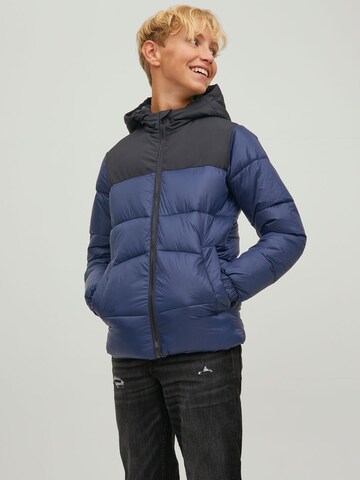 Jack & Jones Junior Winter Jacket 'Chili' in Blue: front