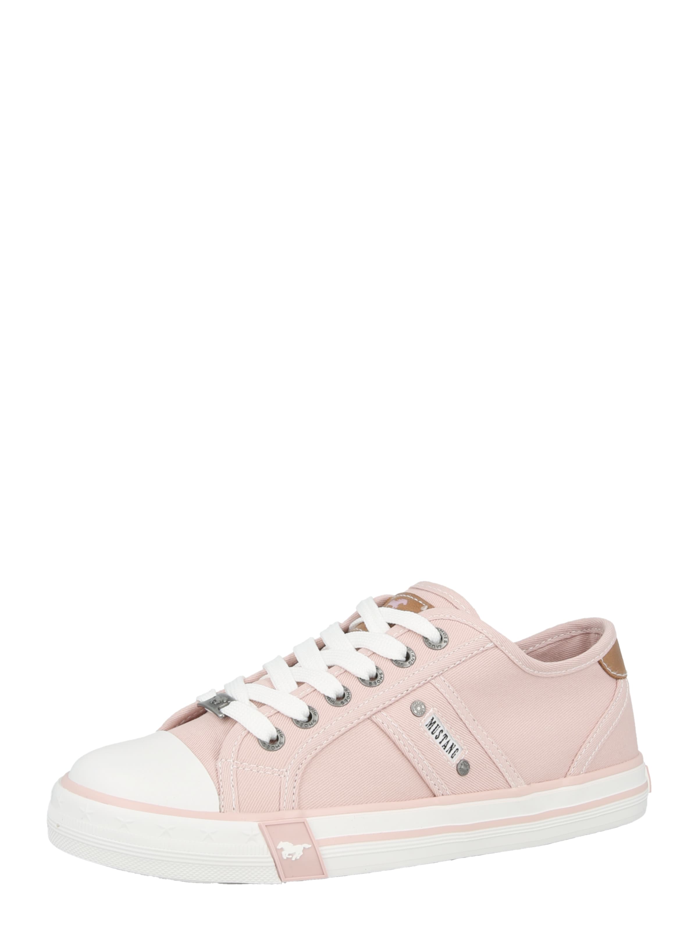 MUSTANG Низкие кроссовки в Ярко-розовый: спереди