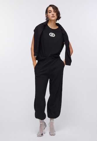 Liu Jo Regularen Hlače | črna barva