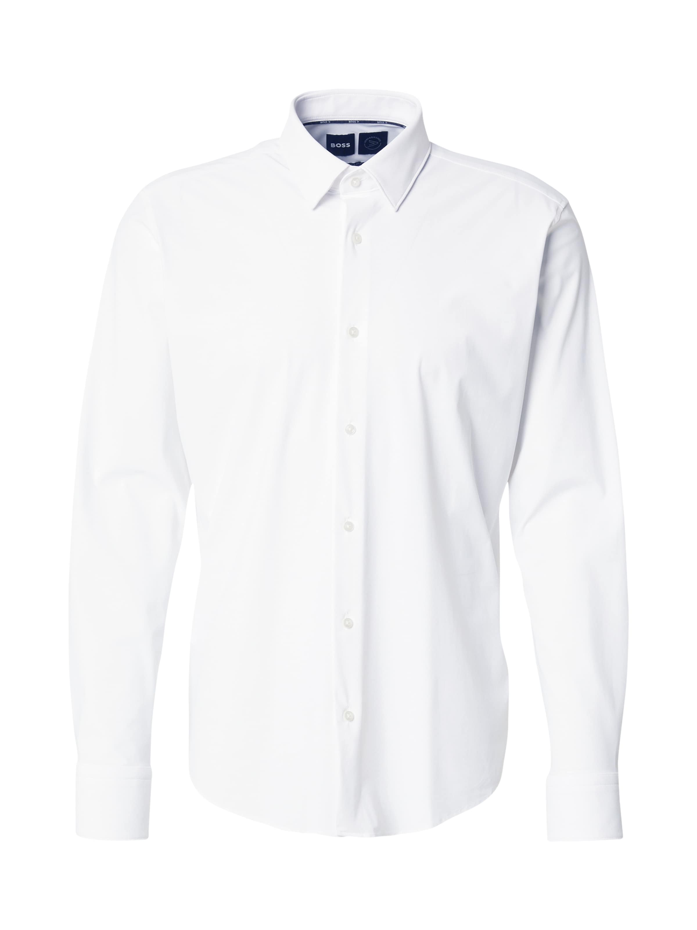 BOSS - Ajuste regular Camisa 'P-Joe' en blanco: frente