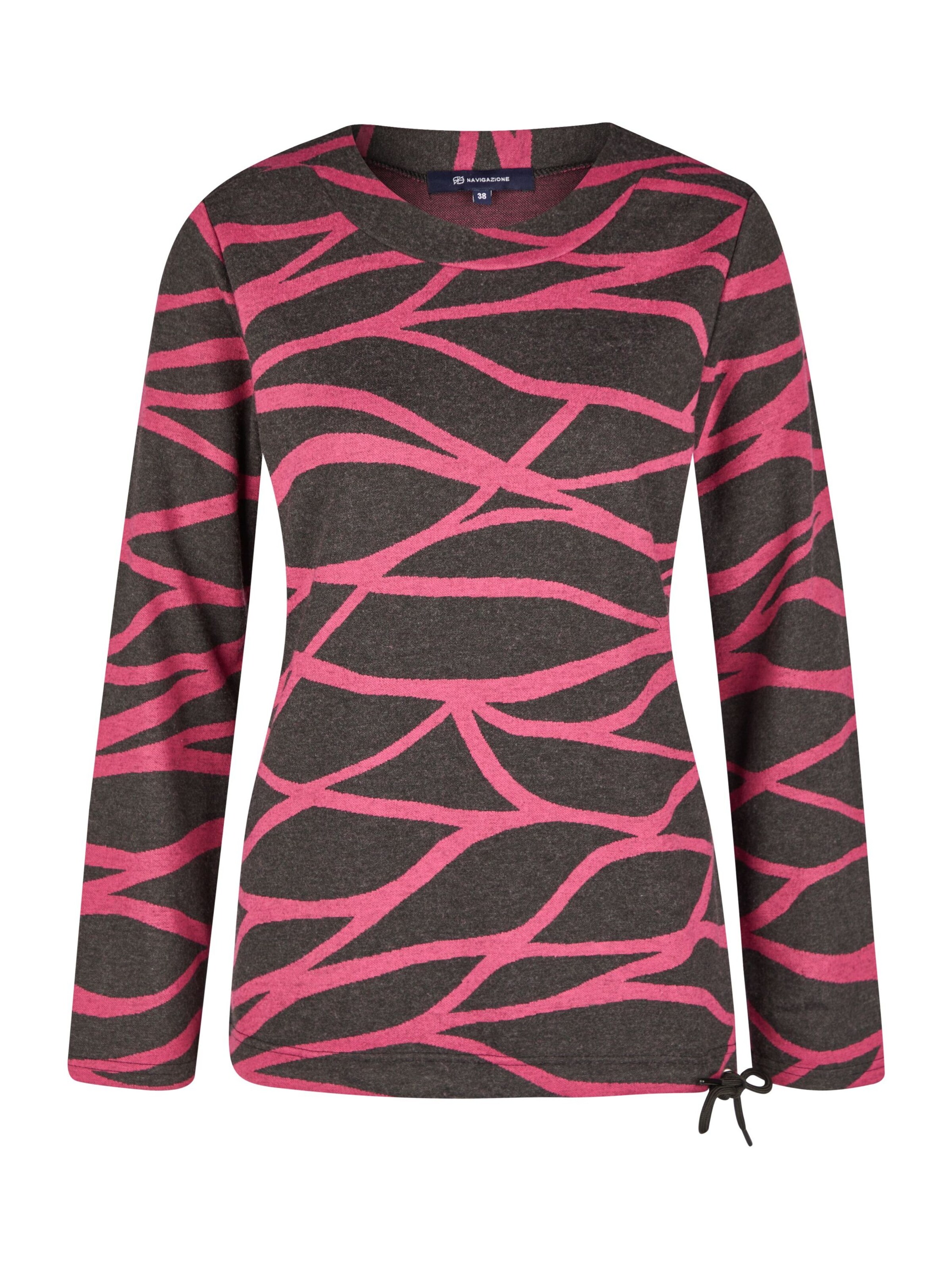 Sweat-shirt Navigazione en rose : devant