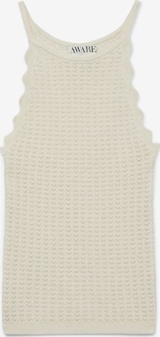 Aware Stricktop 'VMPANAMA' in Beige: Vorderseite