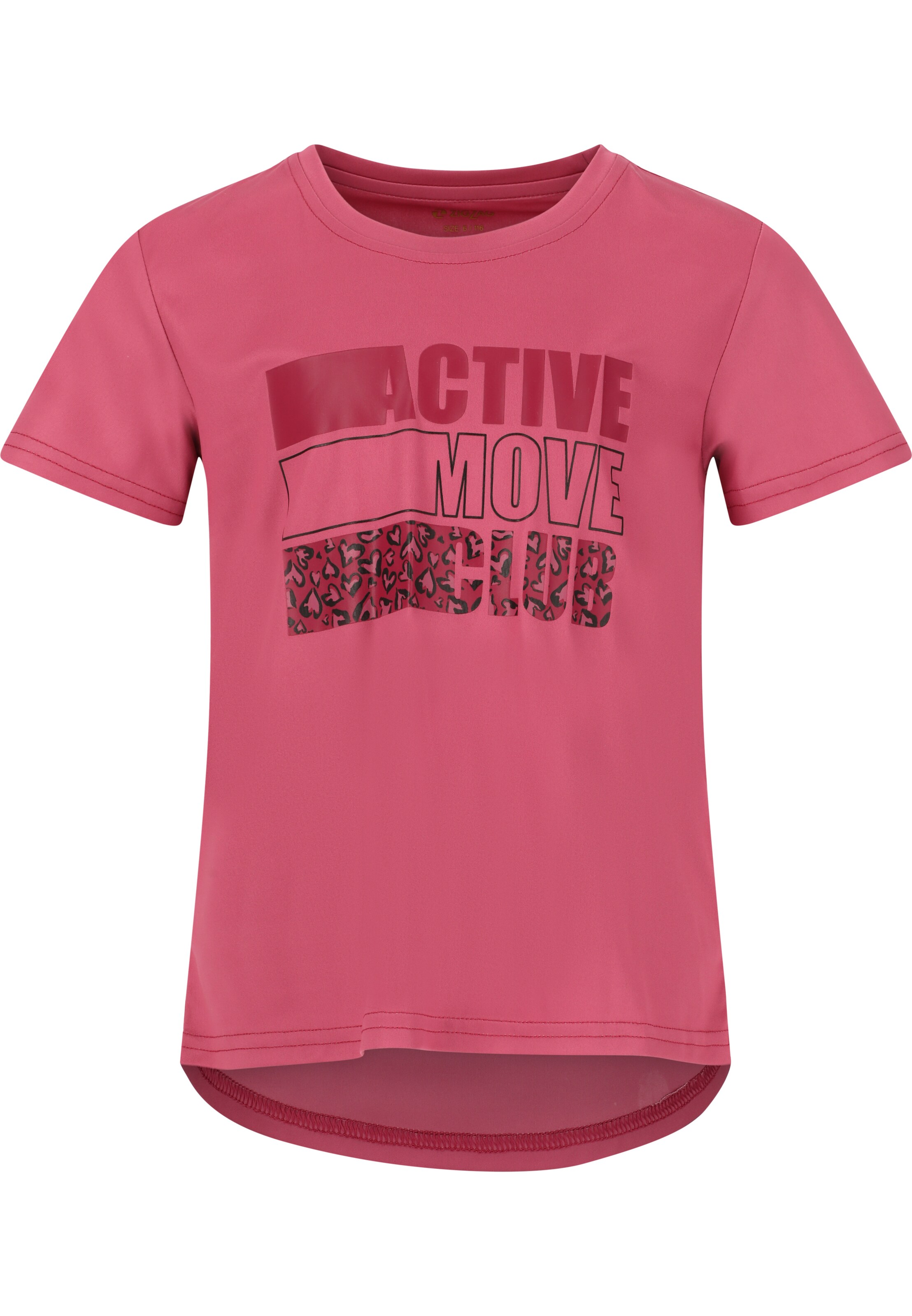 ZigZag Funktionsshirt  'Julietta' in Rot: Vorderseite