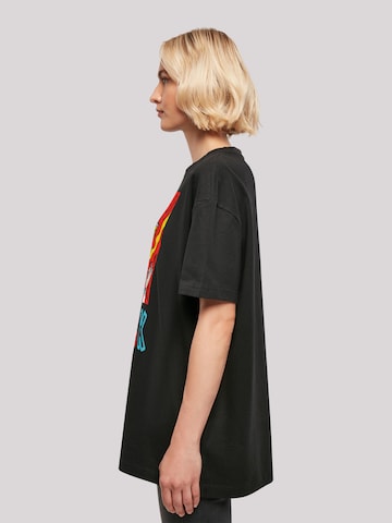 F4NT4STIC Oversized Shirt 'Rick & Morty Cool Rick' in Black
