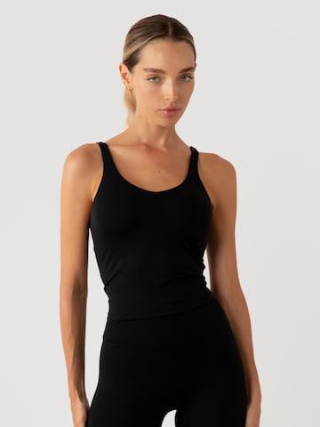YO-GAYA Sporttop 'Sculpting Top' in Zwart
