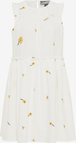 DreiMaster Vintage Summer Dress in White: front