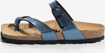 Bayton - Zapatos abiertos 'Diane' en azul: frente