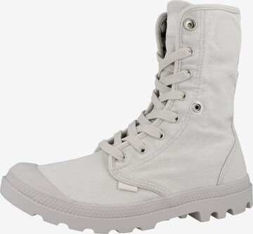 Palladium Lace-Up Boots 'Baggy' in Grey