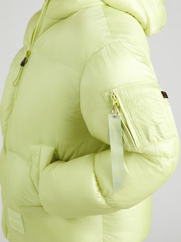ALPHA INDUSTRIES Zimní bunda – zelená