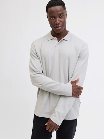 JJ Rebel Poloshirt 'JREBGRID' in Grau
