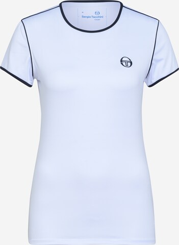 Sergio Tacchini Koszulka funkcyjna w kolorze biały: przód