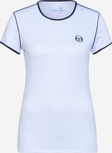 Sergio Tacchini Sportshirt in dunkelblau / offwhite, Produktansicht