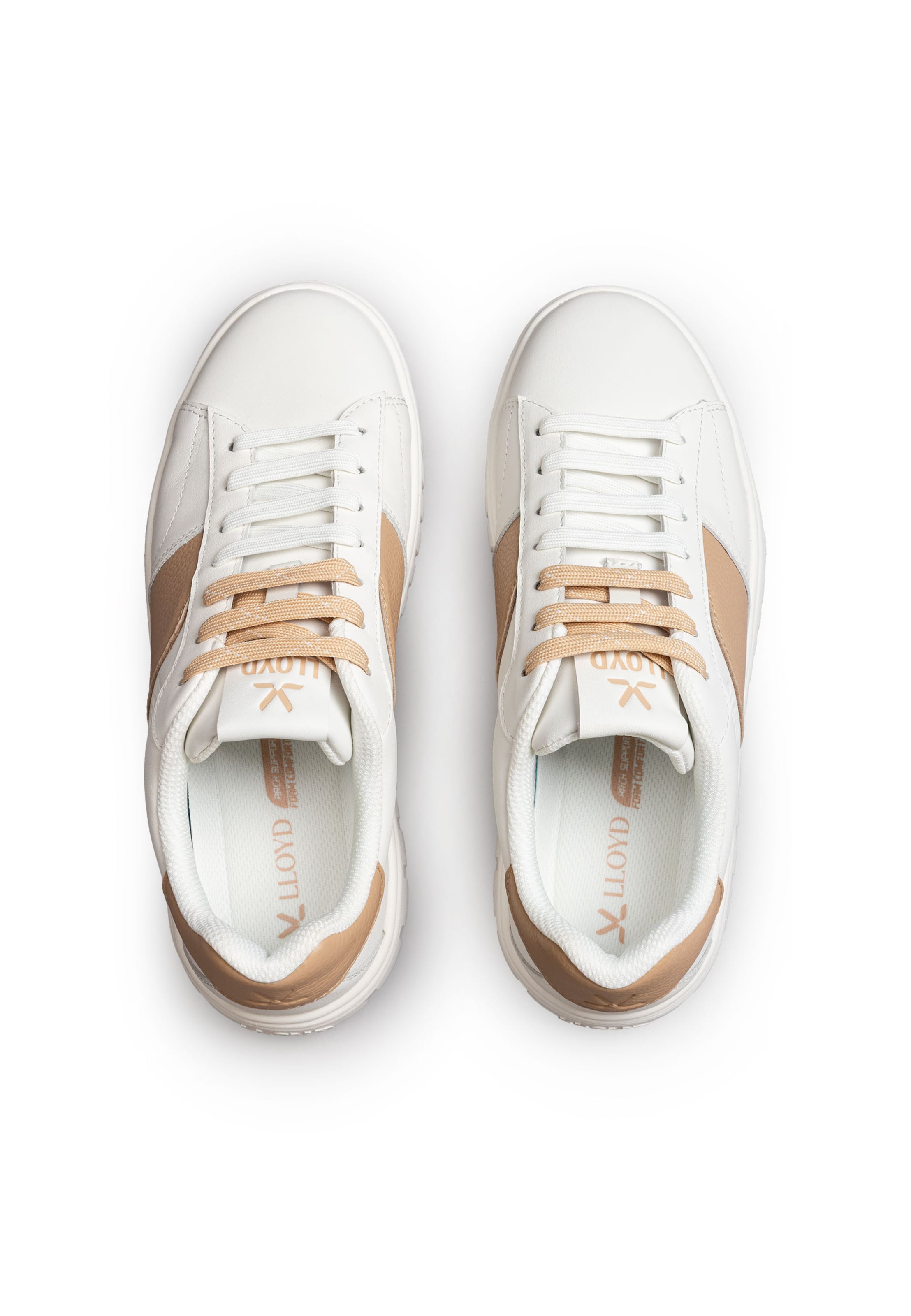 Baskets hautes LLOYD en blanc