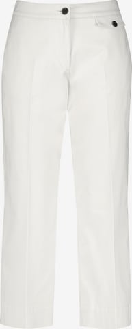 TAIFUN Regular Pleated Pants in White: front