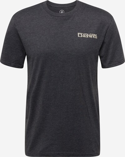 Volcom T-Shirt 'SLIDER' in beige / schwarz, Produktansicht
