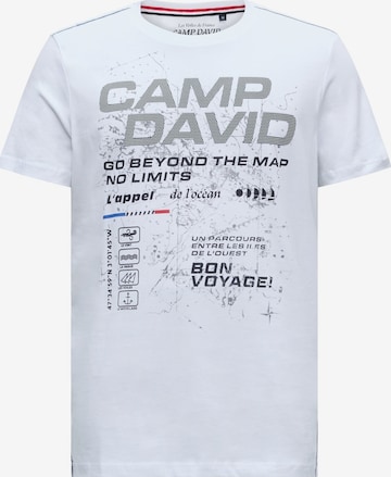 CAMP DAVID Paita 'French Coast I' värissä valkoinen: etupuoli