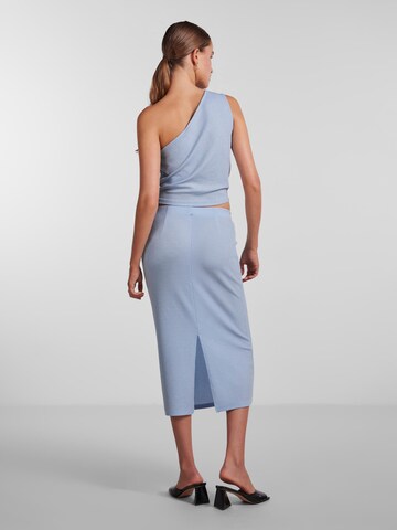 PIECES Top 'LINA' in Blue