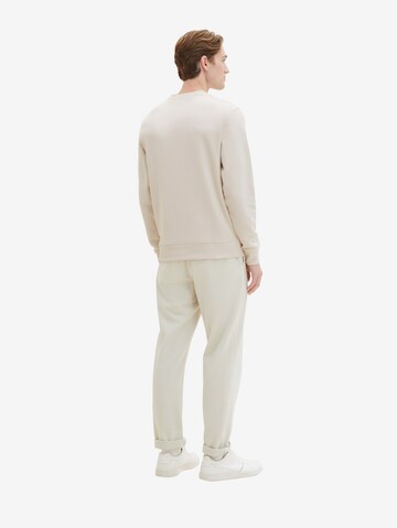 Sweat-shirt TOM TAILOR en beige