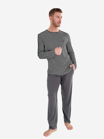 Pyjama long ' Waldorf Long Sleepwear ' HOM en gris