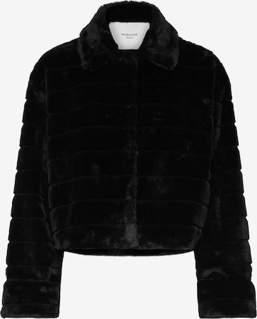 rosemunde Pitkä talvitakki 'Sunny' värissä musta: etupuoli