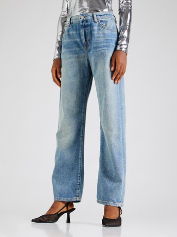 DIESEL - Loosefit Vaquero '1999 D-REGGY' en azul: frente