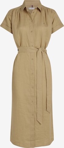 Rochie tip bluză de la TOMMY HILFIGER pe bej: față