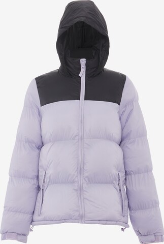 Veste d’hiver Libbi en violet : devant