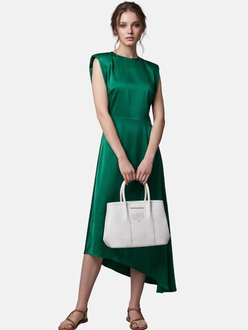 Borsa a spalla 'Borsa a Spalla Donna PVC Gianmarco Venturi con Zip e Cuore' di GianMarco Venturi in bianco