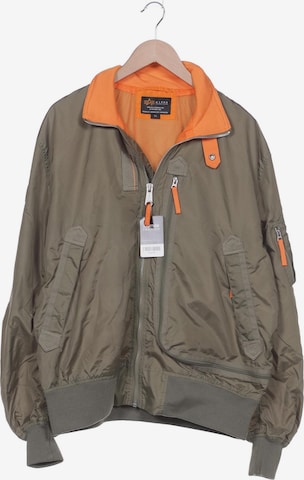 ALPHA INDUSTRIES Jacke XXXL in Grün: predná strana