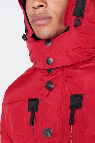 Harlem Soul Winter Jacket 'Sea-Ttle' in Red