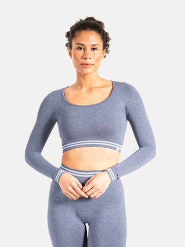 T-shirt ' Miriel ' Smilodox en bleu : devant