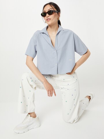 Brava Fabrics Blouse 'June' in Blauw