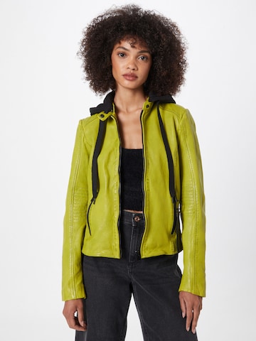 Gipsy Between-Season Jacket in Yellow: front