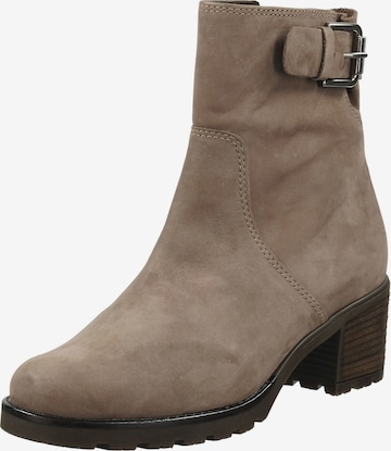 GABOR Ankle Boots in Beige: front