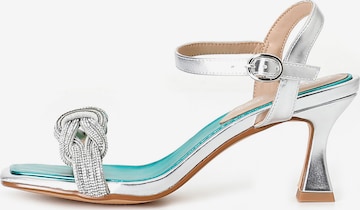 CAFè NOIR Décolleté in Silber: Vorderseite