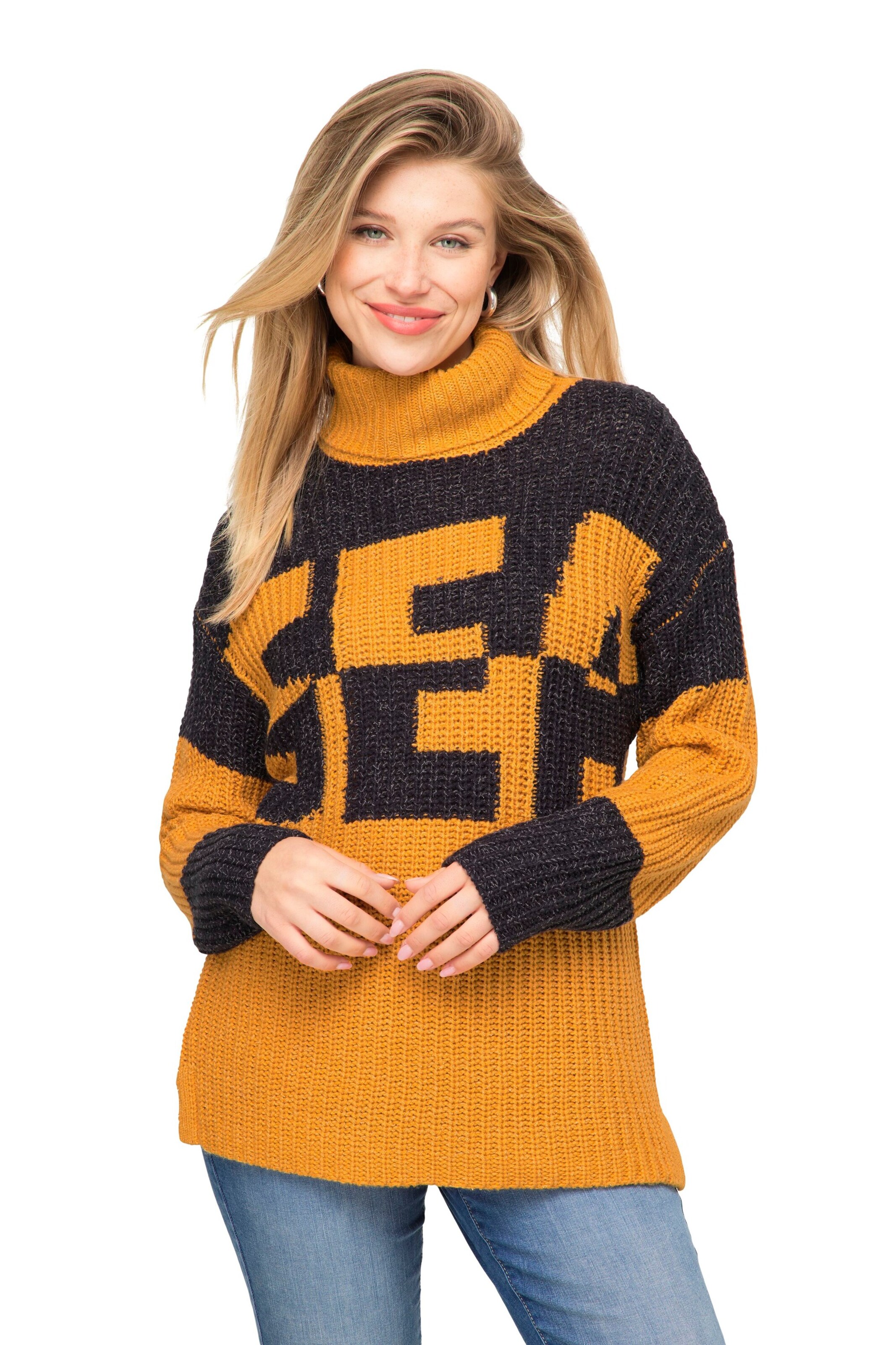 LAURASØN Pullover in Orange: Vorderseite
