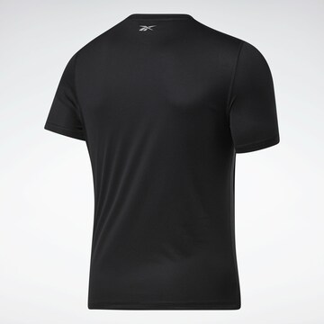 T-Shirt fonctionnel Reebok en noir