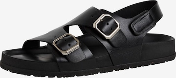 Tamaris Pantolette in Schwarz: Vorderseite