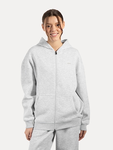 Smilodox Sweat jacket in Grey: front