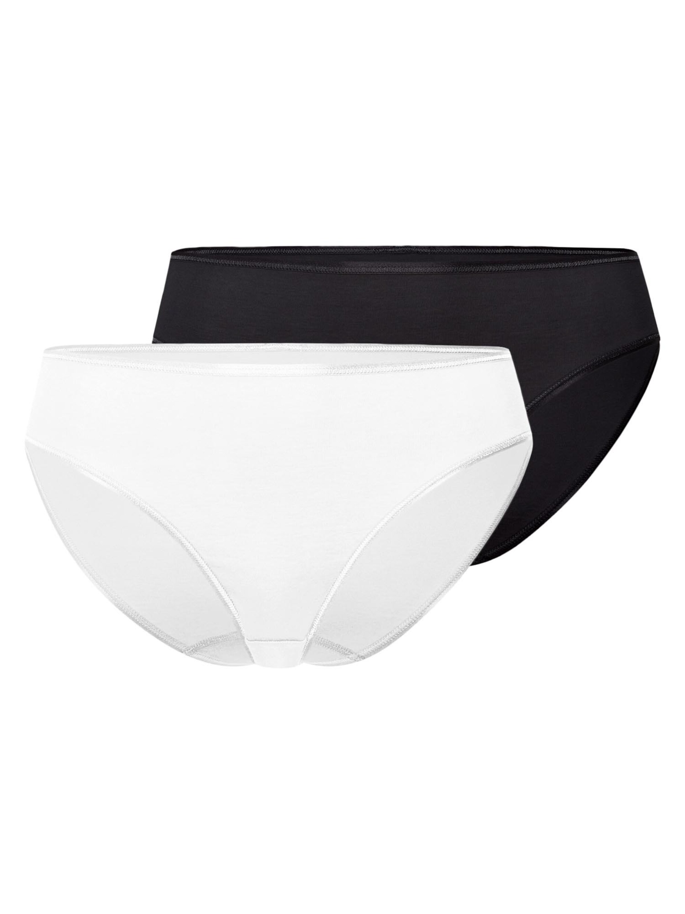 Hanro Slip 'Cotton Seamless' in Zwart: voorkant