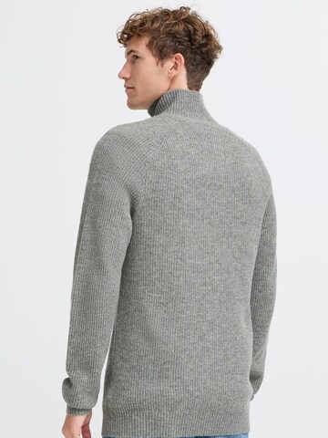 Kronstadt Sweater ' KSDoors half Zip ' in Grey